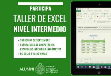 Taller de excel intermedio Alumni PUCV