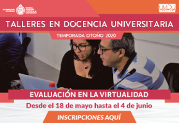 Vicerrectoría Académica invita a Talleres en Docencia Universitaria Temporada Otoño 2020