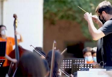 Orquesta PUCV realizó tutorías a distancia a pequeños músicos de la región - Foto 2