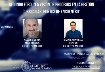 Foro "La visión de procesos en la gestión curricular: puntos de encuentro"