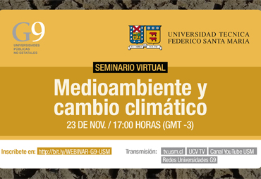 Seminario Virtual G9: "Medio ambiente y cambio climático"