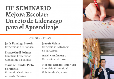 Magíster invita a III° Seminario Mejora Escolar: Un reto de Liderazgo para el Aprendizaje