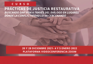 Cierran inscripciones a curso "Prácticas de Justicia Restaurativa"