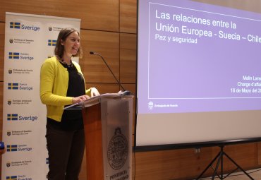 Jefa de Misión de la Embajada de Suecia visitó la PUCV: 