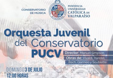 Orquesta Juvenil del Conservatorio PUCV se presentará en el Mercado Puerto - Foto 1