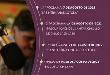 Centenario de la radiodifusión chilena: Programas con Margot Loyola y Osvaldo Cádiz - Foto 2