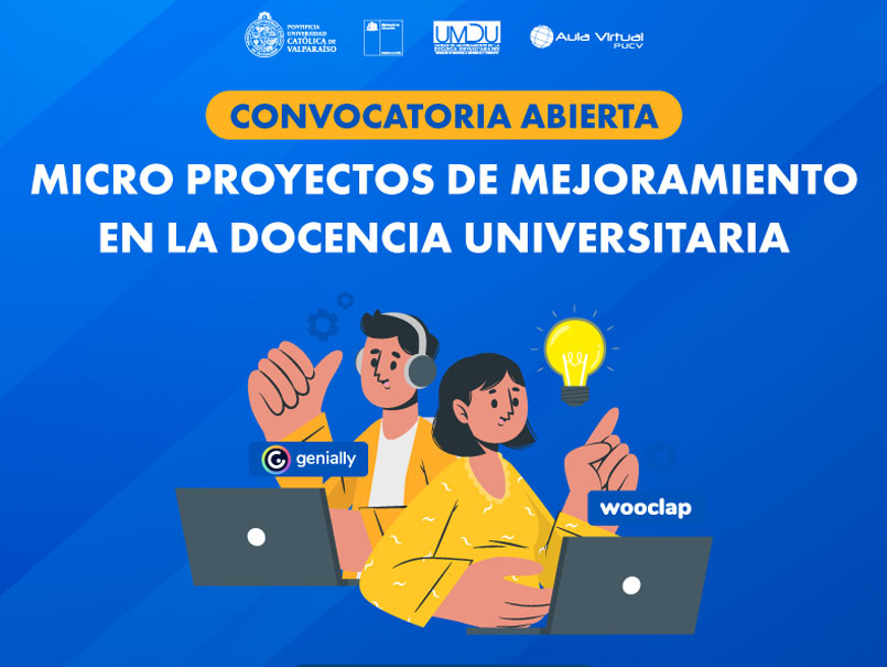 PUCV abre convocatorias de micro proyectos de Mejoramiento en la Docencia Universitaria