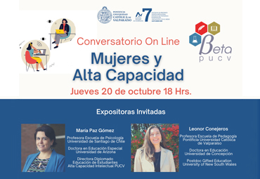 Conversatorio "Mujeres y Alta Capacidad" de BETA PUCV