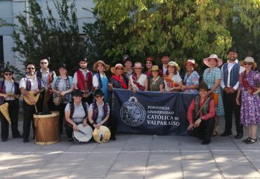 Conjunto Folclórico PUCV participó en 52° Festival Nacional Folklore de San Bernardo