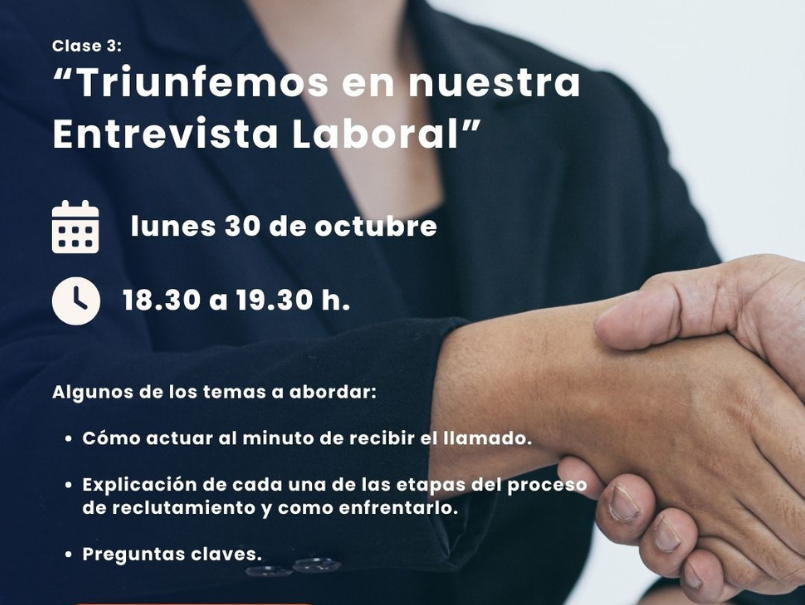 Charla de Inserción Laboral N° 3: 