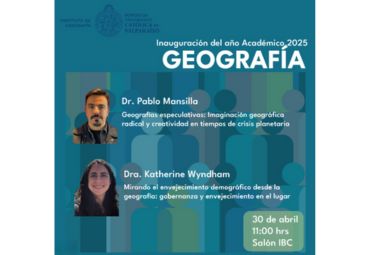 Inauguración del Año Académico del Instituto de Geografía