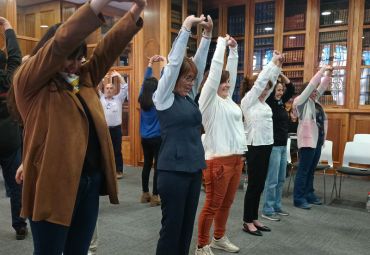 Funcionarios participaron en jornada de Movimiento Saludable