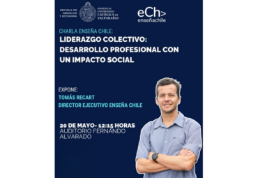 Enseña Chile ofrecerá charla Liderazgo colectivo: Desarrollo profesional con un impacto social
