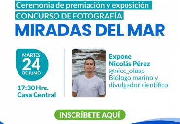 Ceremonia de Premiación y Exposición Concurso: “Miradas del Mar”