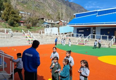 Escuela de Educación Física impulsa talleres en establecimientos de la Cuenca del Aconcagua
