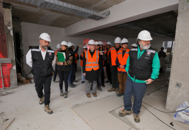 GALERÍA: Visitan obras del plan de modernización de infraestructura PUCV