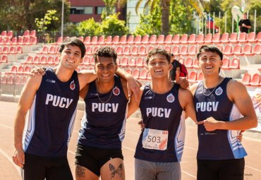 Atletismo PUCV obtiene tercer lugar en el Campeonato Nacional Universitario