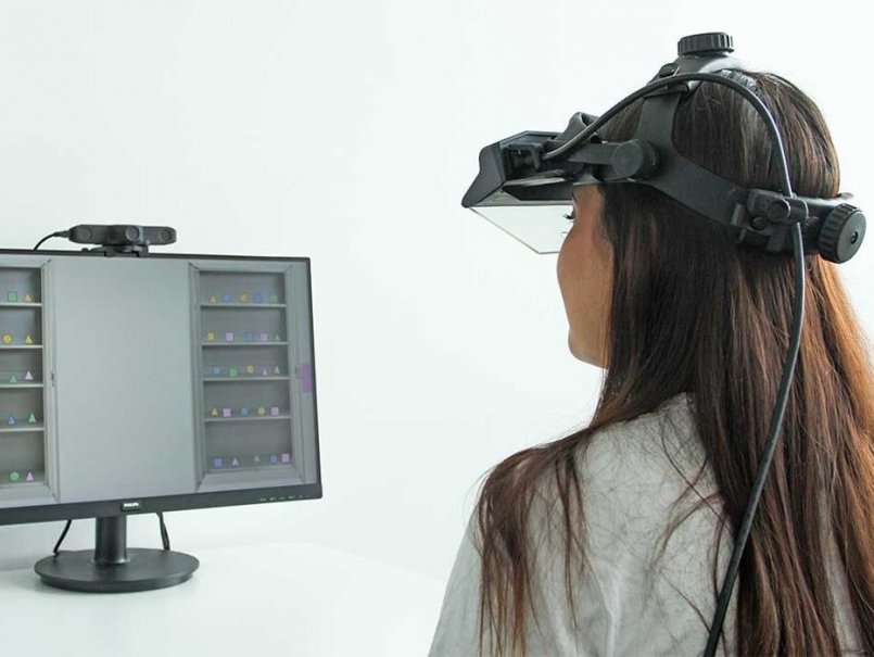 State of the art ocular equipment for the study of language is incorporated