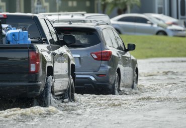 Llamado a evitar salidas innecesarias y a una conducción atenta a eventuales daños en el pavimento
