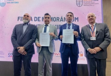Alianza con Puerto San Antonio permitirá impulsar la transformación e innovación de la logística portuaria
