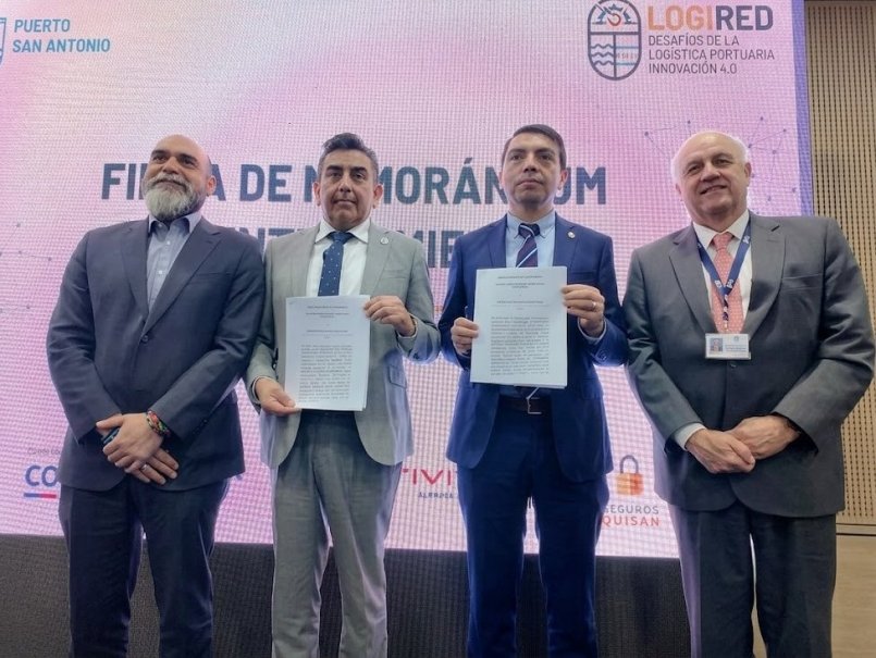 Alianza con Puerto San Antonio permitirá impulsar la transformación e innovación de la logística portuaria