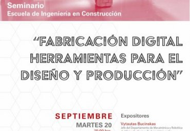 Seminario “Fabricación Digital herramientas para el Diseño y Producción”