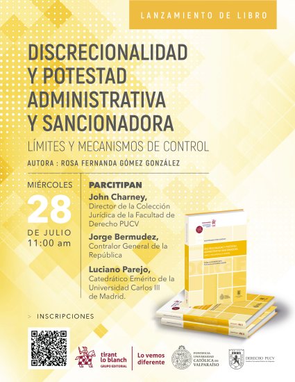 Lanzamiento del libro "Discrecionalidad y Potestad Administrativa Sancionadora. Límites y Mecanismos de Control"