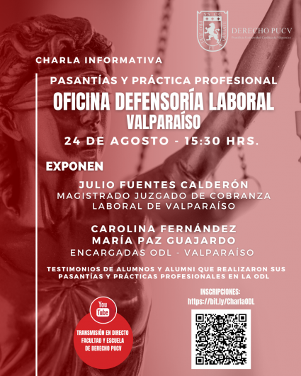 Charla Informativa: Pasantías y Práctica Profesional - Oficina Defensoría Laboral Valparaíso