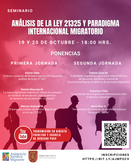 Seminario "Análisis de la Ley 21.325 y paradigma internacional migratorio”