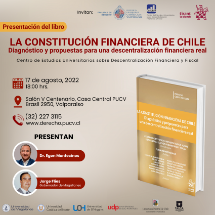 Presentación del libro "La Constitución Financiera de Chile. Diagnóstico propuestas para una descentralización financiera real”