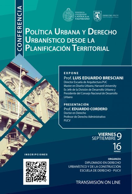 Conferencia "Política Urbana y Derecho Urbanístico desde la planificación territorial"