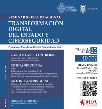 Seminario internacional "Transformación digital del Estado y ciberseguridad"