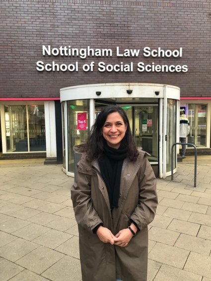 Profesora Lorena Carvajal participa en actividades académicas organizadas por la Escuela de Derecho de la Universidad Nottingham Trent y la Universidad de Nottingham en el Reino Unido