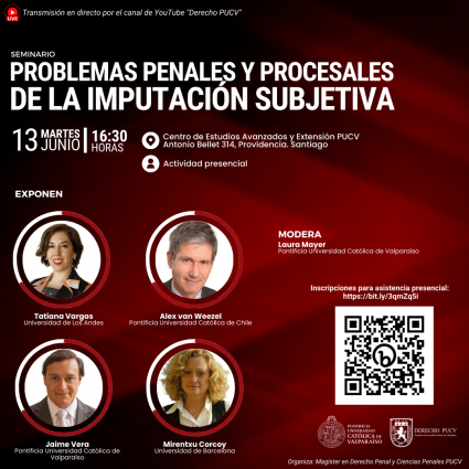 Seminario "Problemas penales y procesales de la imputación subjetiva"