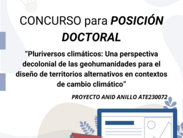 Concurso para posición doctoral proyecto Anillo ATE230072