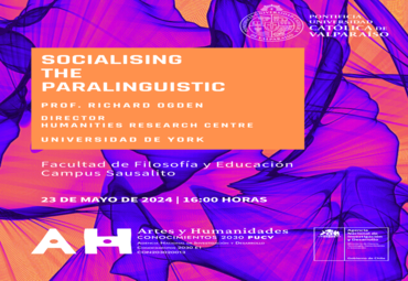 Conferencia: "Socialising the Paralinguistic"