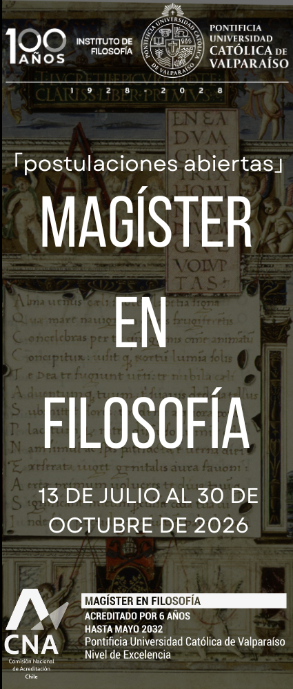 MAGÍSTER EN FILOSOFÍA