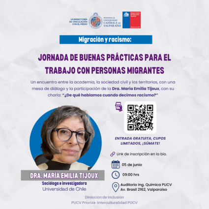 PUCV Prioriza y Programa de Interculturalidad llevarán a cabo jornada de buenas prácticas para el trabajo con personas migrantes
