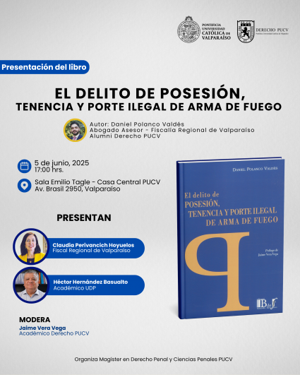 Presentación del libro “El delito de posesión, tenencia y porte ilegal de arma de fuego”
