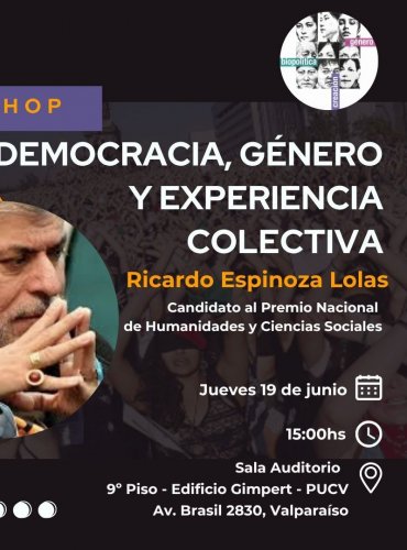Workshop “Democracia, Género y Experiencia Colectiva” se realiza en el Instituto de Filosofía PUCV