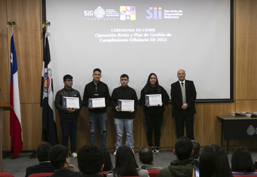 PUCV cerró con ceremonia pública la Operación Renta y el Plan de Gestión de Cumplimiento Tributario 2025 junto al Servicio de Impuestos Internos