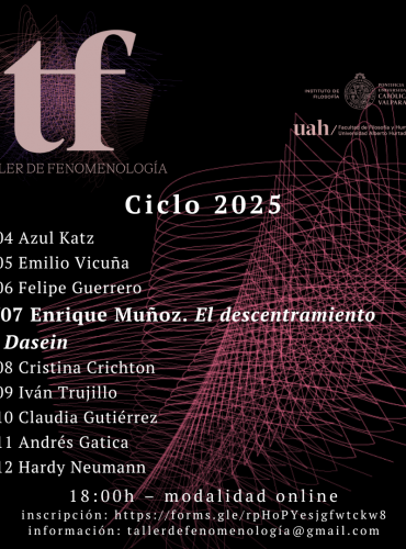 Taller de Fenomenología - Cuarta Sesión 2025