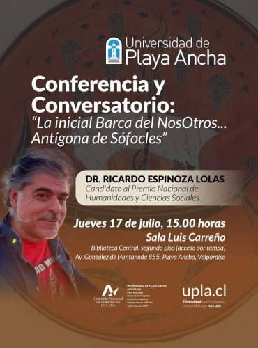 "La inicial Barca del NosOtros... Antígona de Sófocles" en UPLA.