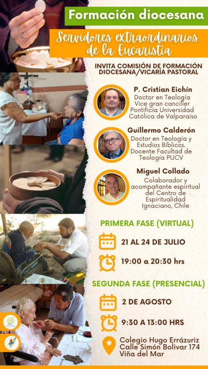 Curso para Servidores de la Eucaristía inicia con alta convocatoria en la Diócesis