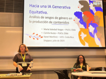 Congreso IAMCR 2025 : Académicas e investigadora PUCV participan de dos paneles internacionales en Singapur