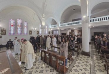 PUCV realiza misa por la salud de Monseñor Jorge Vega Velasco, Gran Canciller de la Universidad