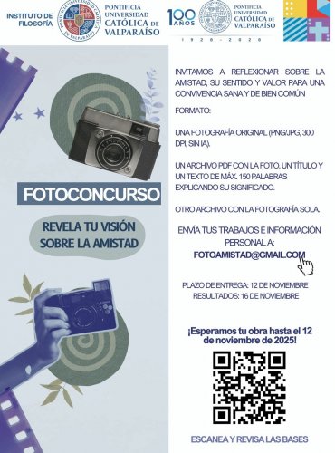 Fotoconcurso “Revela tu visión sobre la amistad”