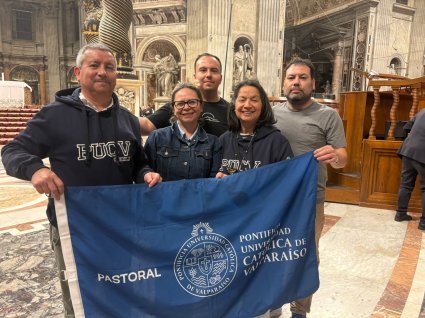 Profesor Rodrigo Arriagada participa del Jubileo de la Educación en Roma.