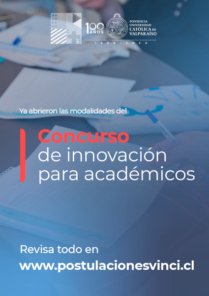 VINCI PUCV presenta modalidades 2026 del Concurso de Innovación para Académicos